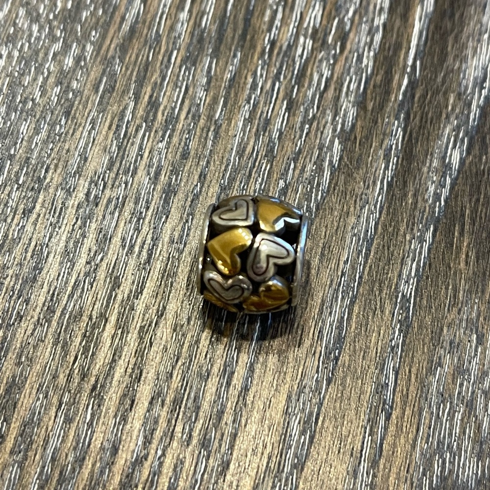 COPY - Brighton Black Charm With Silver And Gold Hearts💛🤍 - Picture 2 of 7